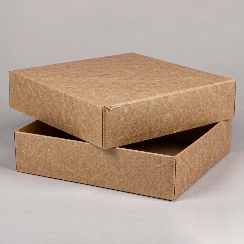 Custom Printed Kraft Gift Box with Lid for Eco Brands - 2