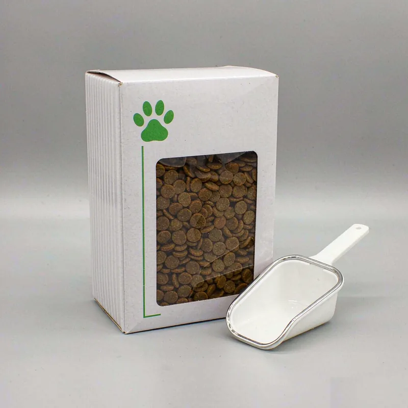Custom Printed Pet Food Box with Window - 1
