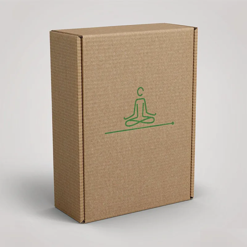 Custom Printed Yoga Mat Shipping Box - 1