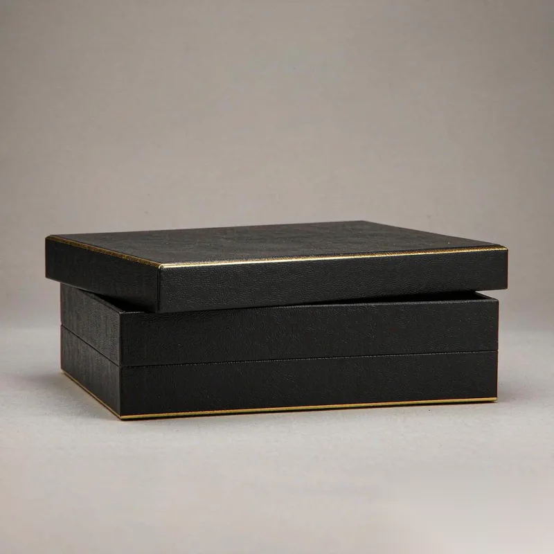 Custom Black Luxury Rigid Gift Box - 1